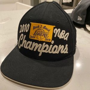 2010 Los Angeles Lakers championship adidas cap never worn